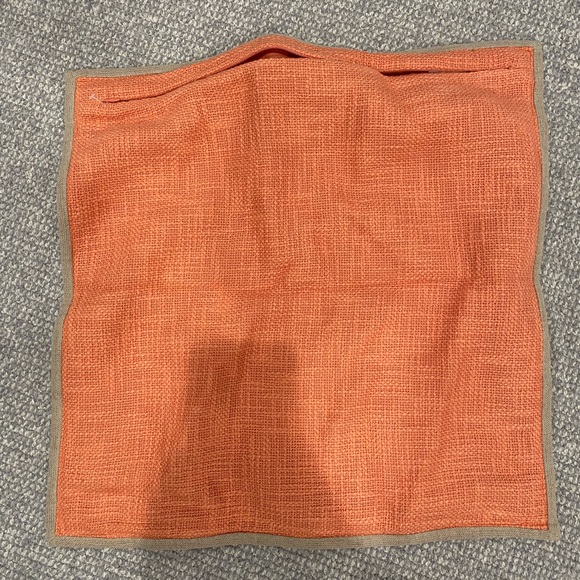 Pottery Barn Accents Pottery Barn Orange Quilted Pillow Cover